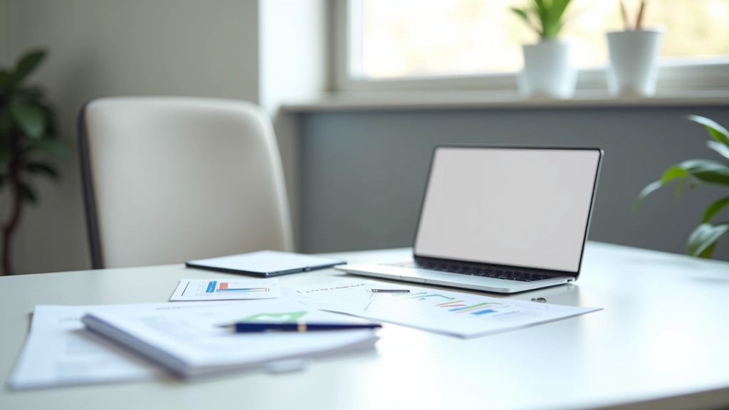 Laptop aperto con foglio di calcolo Excel con multipli EBITDA, analisi comparativa settoriale