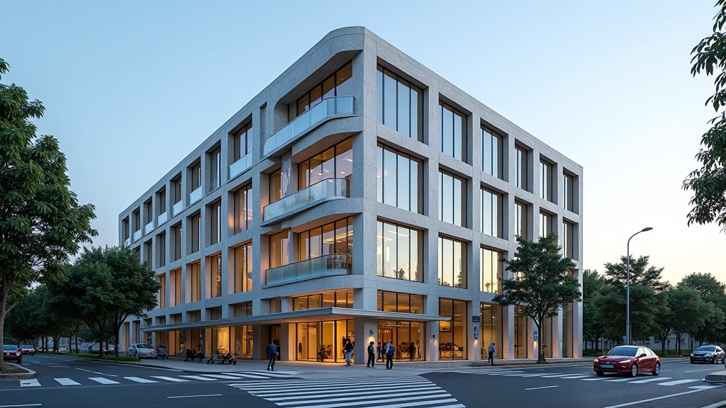 Palazzo della sede principale di ENI a Roma, architettura moderna con vetrate e design contemporaneo